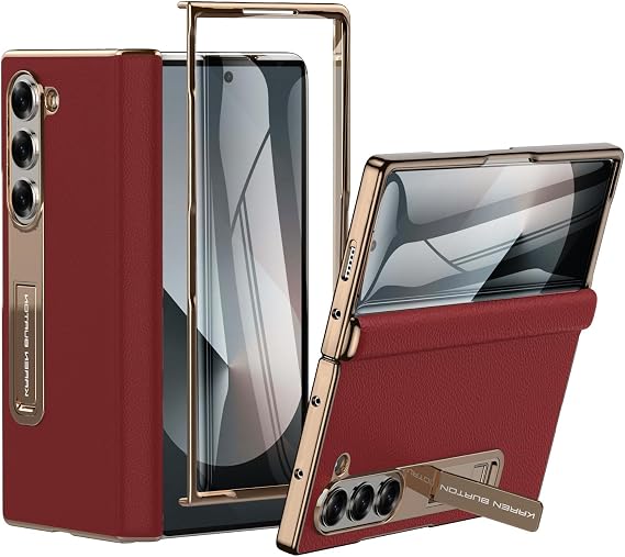 for Samsung Galaxy Z Fold 6 Phone Case,Built-in Kickstand,Screen Protector