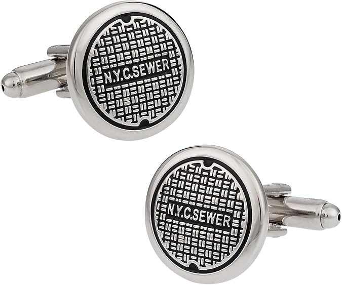Cuff-Daddy NYC Manhole Cufflinks with Presentation Box
