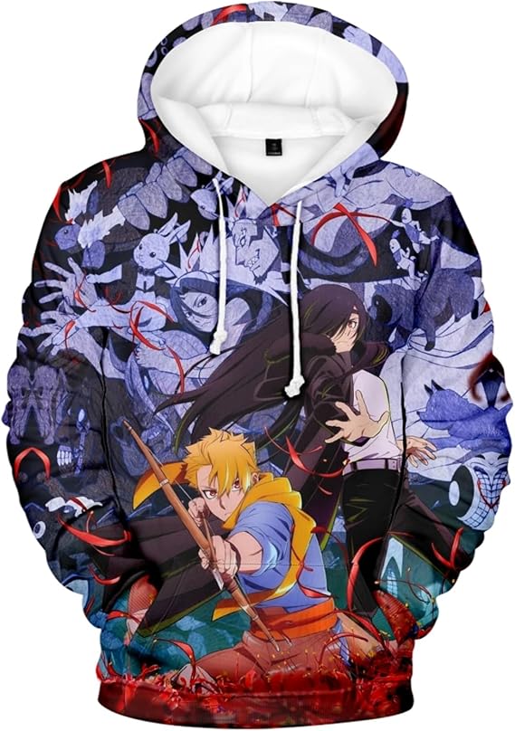 Anime Daemons of the Shadow Realm Hoodie Sweatshirt Sweater Costume Clothing Pullover Hooded