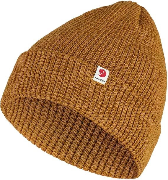 Fjallraven Tab Hat Beanie Soft Knit Winter Skull Cap, Warm Stretch Fit, Outdoor & Everyday Wear