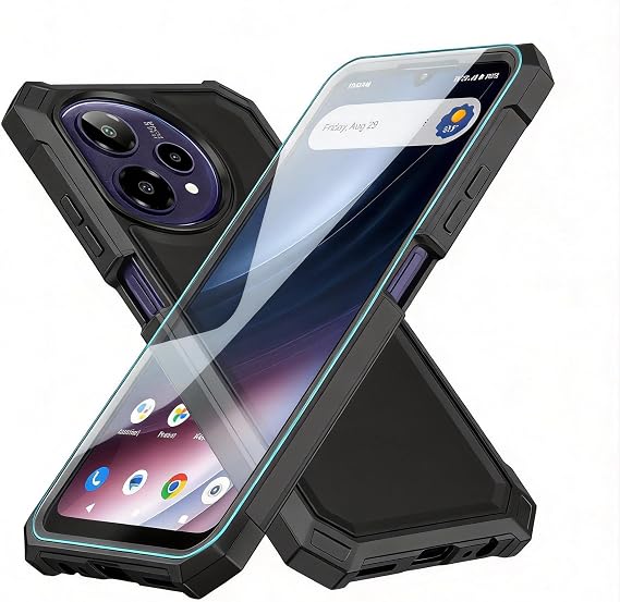 for Cricket Icon Pro 2026/ATT Motivate Pro 2 5G Case with Screen Protector