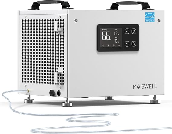 70 Pints Commercial Dehumidifier with Pump for Crawl Space|Energy Star