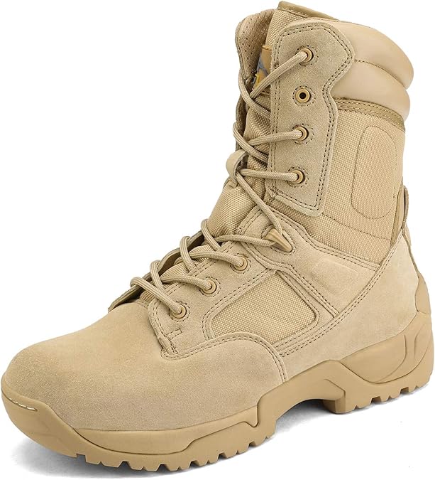 NORTIV 8 Mens Military Tactical Work Boots Hiking