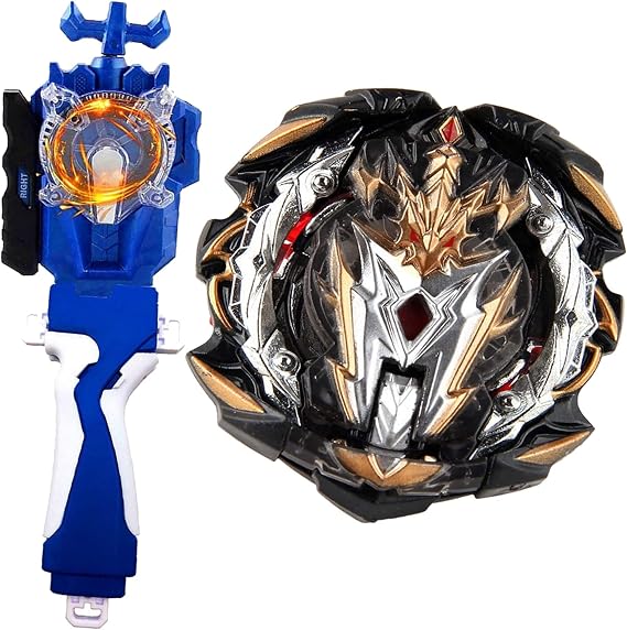 Metal Fusion Games Blade Toy Set Sparking Launcher Grip Bey Battling Top Burst B-153 GT Remodeling Customize Set Booster Left and Right Launcher Play Blades Game Toy Gift for Boys Kids