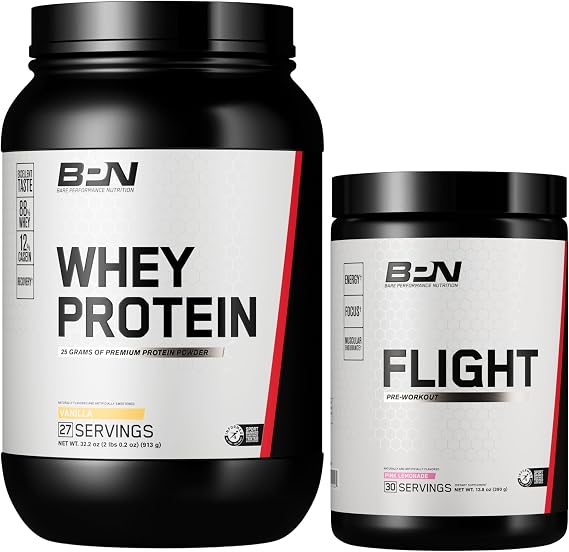 BARE PERFORMANCE NUTRITION BPN Whey Protein & Flight Pink Lemonade Bundle