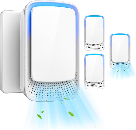 Air Ionizers for Home, Plug In Negative Ion for Bedroom, 4 Pack