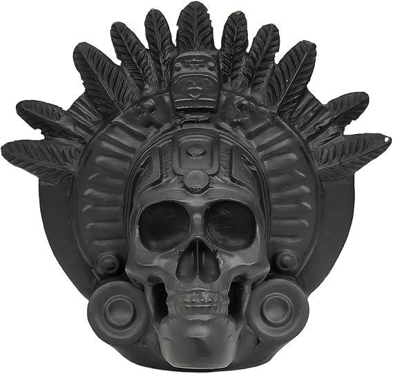 Screaming Aztec Death Whistle Human Screams Loudest 125+ Decibels Loudest Screaming Death Whistle Azteca War Silbato Authentic Aztec Bagpipes Mayan Culture Skull Shape Art Collectible for Halloween