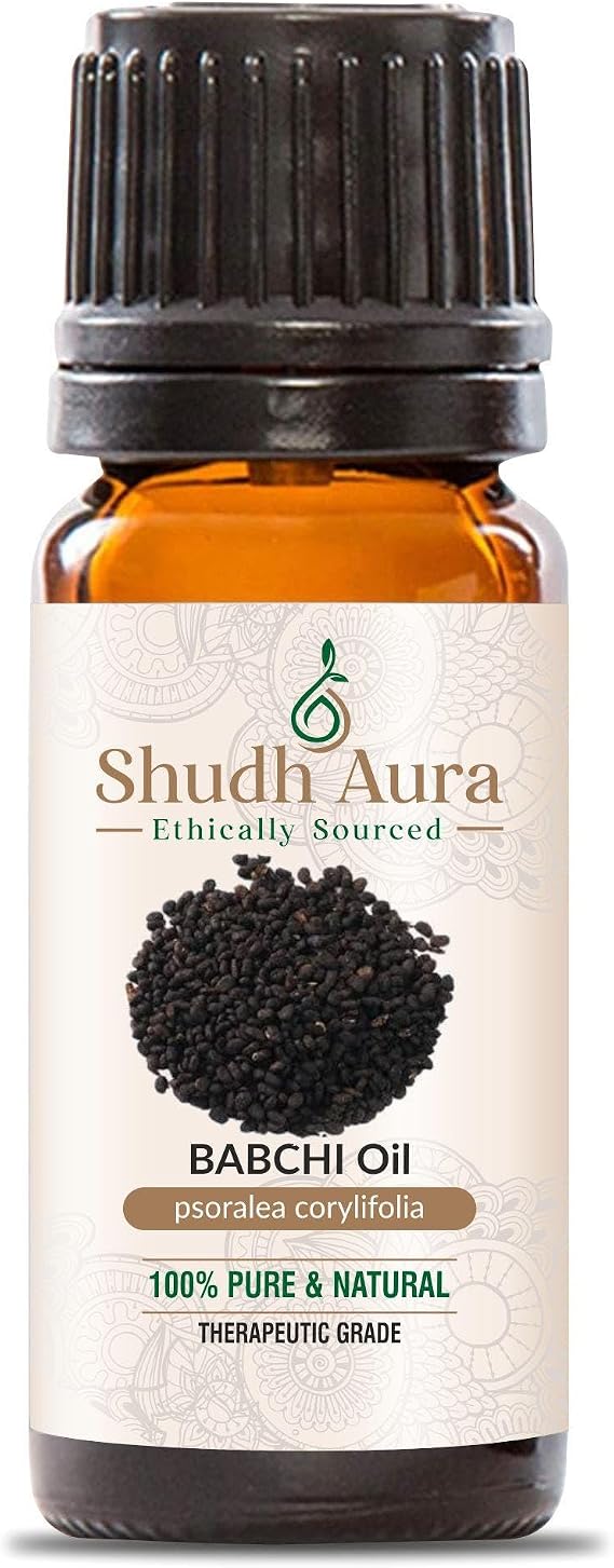 Babchi (Bakuchi) Oil - Psoralea Corylifolia | 100% Pure, Natural, Therapeutic Grade Oils for Aromatherapy, Diffuser & DIY (5ML)