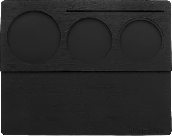 Normcore Espresso Tamping Station, Espresso Tamping Mat, Coffee Tamper Mat, Espresso Accessories Tool for Baristas, Food Grade Non-Slip Silicone, 9.5 Inch x 7.5 Inch