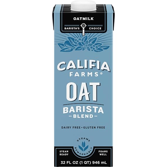 Califia Farms, Creamer Oat Unsweet Barista Blend, 32 Ounce