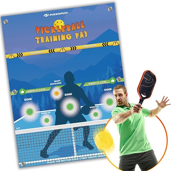 Pikkofun Pickleball antrenman yardımcıları dinking pad, Dink Mastering turşu eğitmeni, iç ve dış mekan için - Pickleball antrenman ribaund