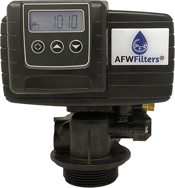 AFWFilters Fleck 5600SXT Water Softener Valve Digital Metered On Demand Replacement Head