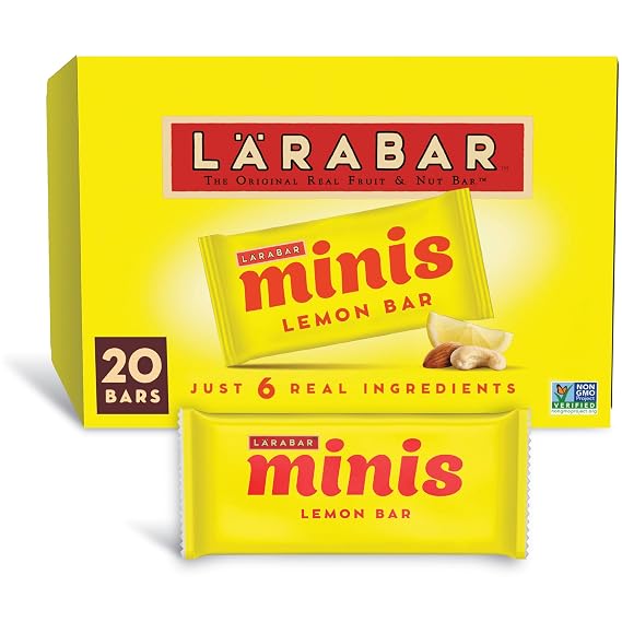 Larabar Minis Lemon Bar Fruit & Nut Bars, 20 ct, 15.6 oz