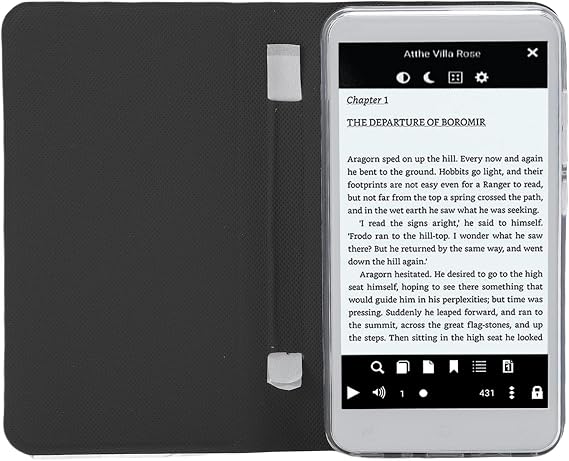 GOWENIC EInk ePaperタブレット Paperwhite 電子書籍リーダー メモ取り用デジタルノートブック 描画用紙 グラフィックメモ帳 ペンとケース付き HDインクレス静電容量式スクリーン電子書籍リーダー