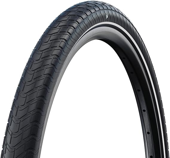 Schwalbe - Big Apple Hybrid and Touring Wire Clincher Bike Tire | Multiple Sizes | Performance Line, RaceGuard