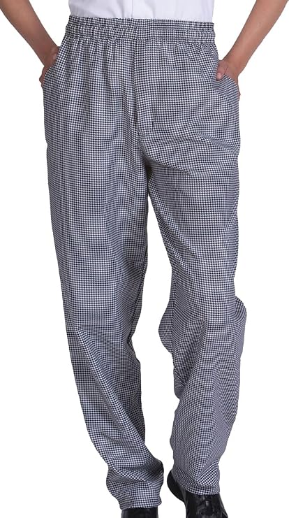 Edwards Men's 2002 Comfortable Fit Chefs Pants (Houndstooth 6X L)