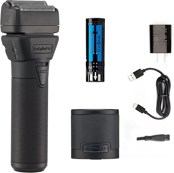 BaBylissPRO FXONE BLACKFX Double Foil Razor Metal