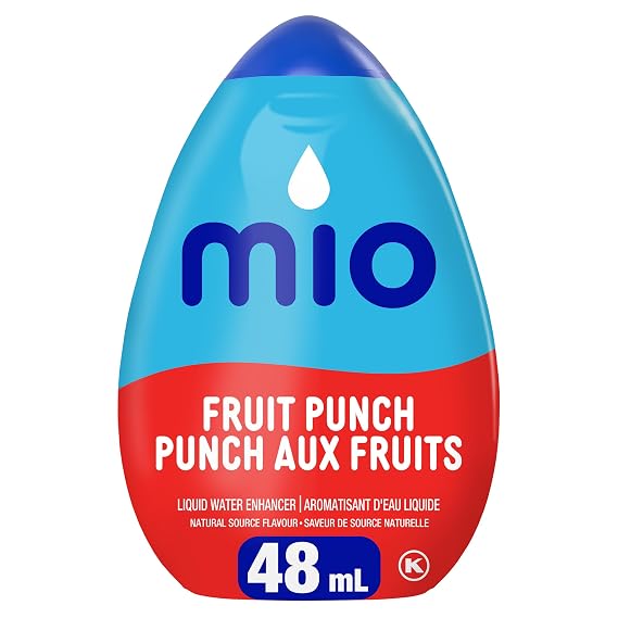 MiO Fruit Punch Liquid Water Enhancer, 48ml/1.62oz,(Imported from Canada)