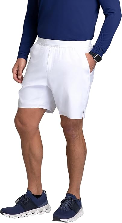 IBCOOL Mens Performance Shorts 4-Way Stretch, Quick-Dry, Moisture-Wicking, Odor-Resistant with Liner & Pockets 98001