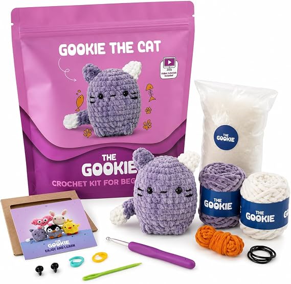 Kedi Amigurumi Tığ Kiti Örgü Amigurumi Seti
