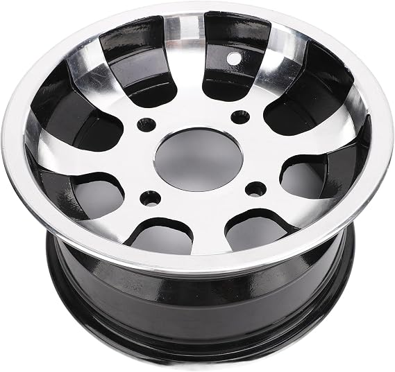 Stylish 10 Inch Aluminum Alloy ATV Wheel Hub,Enhanced Performance for Go Kart, Cart (Front 140mm / 5.5in Width)