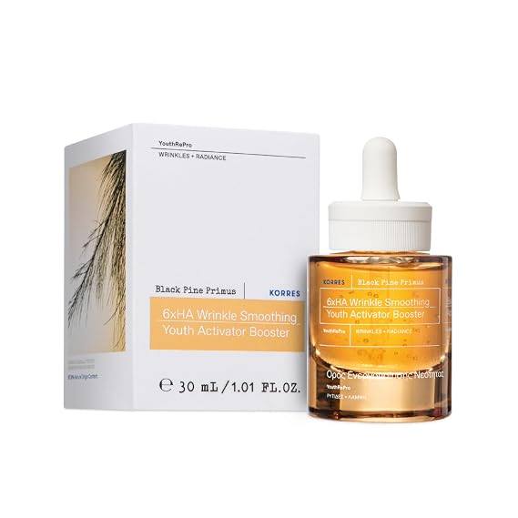 KORRES Black Pine Primus 6x Hyaluronic Complex Serum, 1.01 fl oz
