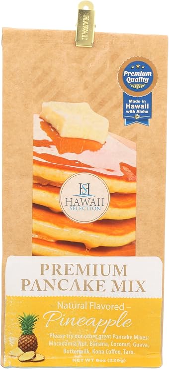Hawaii Selection, Pancake Mix Premium Pineapple, 8 Ounce