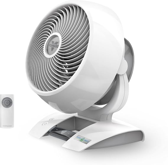 Vornado 6303DC Energy Smart Medium Air Circulator Fan with Variable Speed Control, White