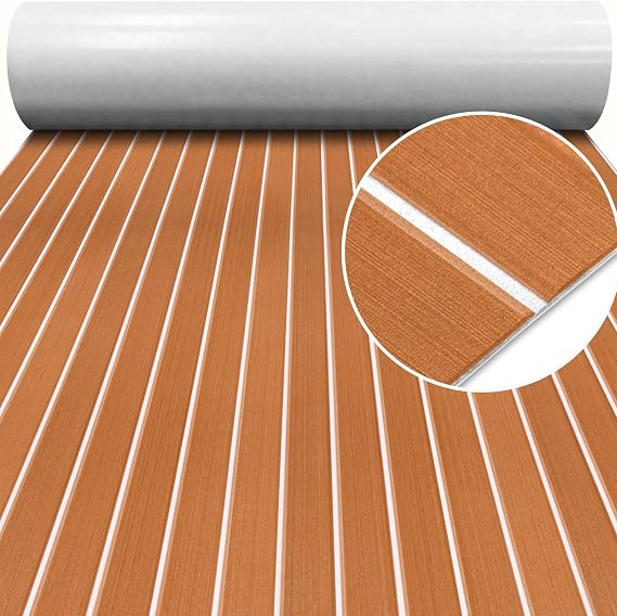 EVA Foam Boat Decking 94" x 45" Self-Adhesive Non-Slip 6mm Camo Marine Deck for Yacht Jet Ski Kayak Fishing