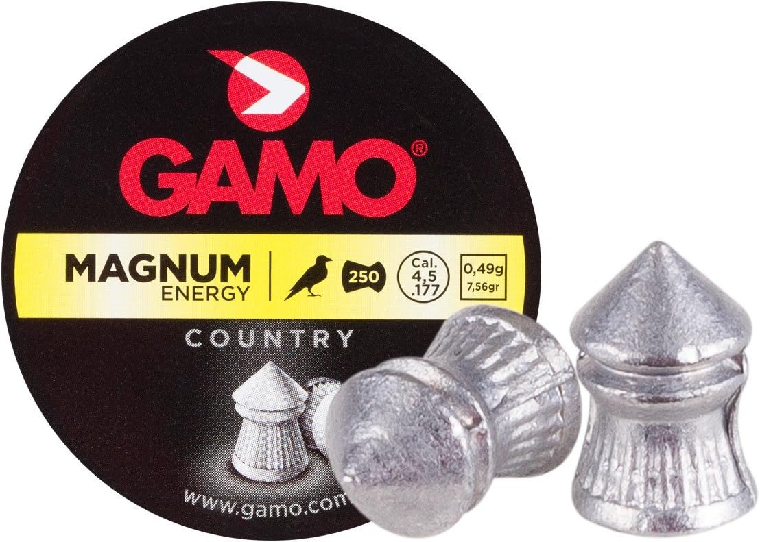 Gamo Magnum .177 Cal, 7.87 Grains, Pointed, 250ct