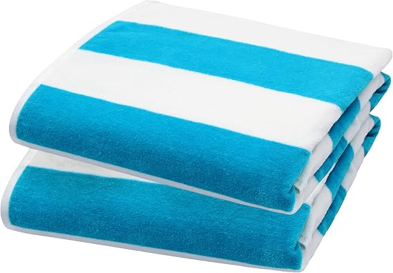 COTTON CRAFT Oversized Beach Towels - 2 Pack 35 x 70 inches XL Beach Towels