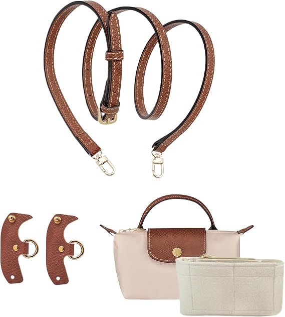 Longchamp Çantası için Organizatör, Longchamp Omuz Askısıyla Uyumlu, Longchamp için Taşıma Askısı, Longchamp Mini Organizatörüyle Uyumlu Ayarlanabilir, Deliksiz, Longchamp için Uyumlu