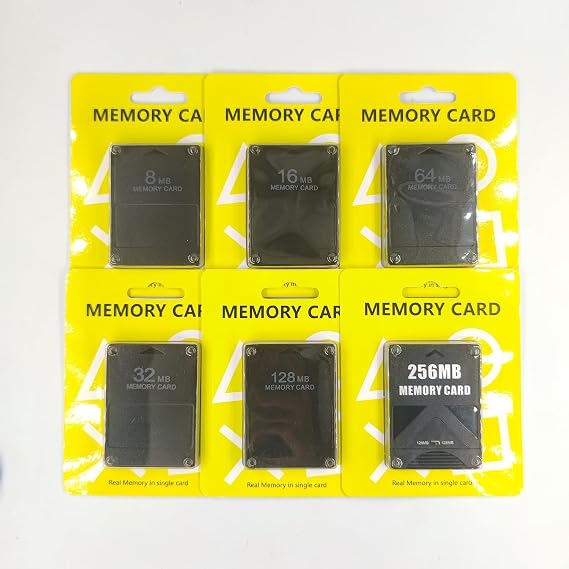 Memory Card for PS2 Console Memory Card Adapter 8M 32M 64M 128M 256M Without FMCB Function (8M)
