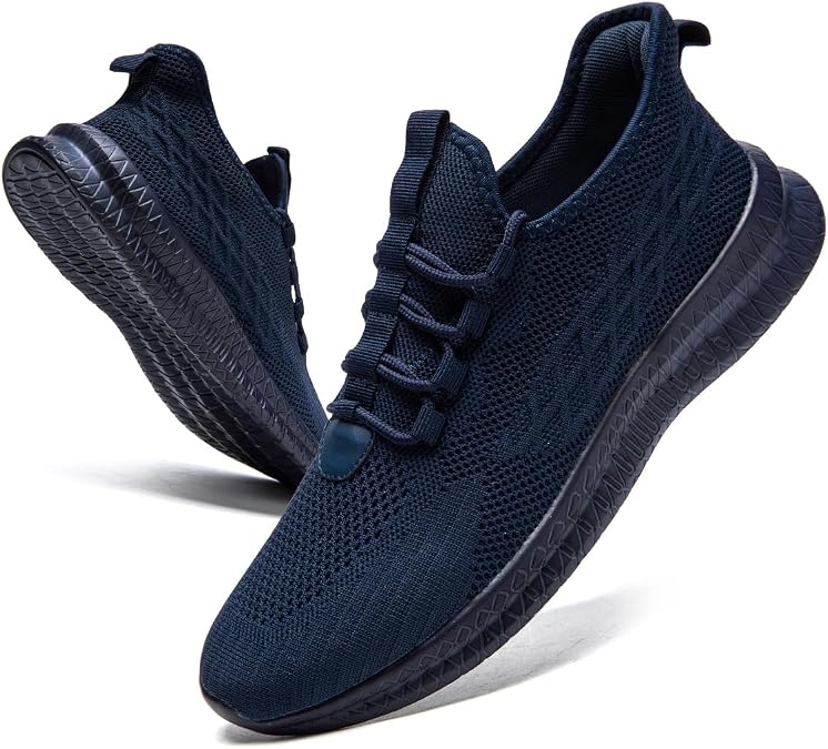Women's Tennis Running Walking Shoes Slip on Casual Non Slip Athletic Workout Gym Sneakers Fashion Lightweight Breathable Mesh Jogging Work Sports Outdoor Shoe