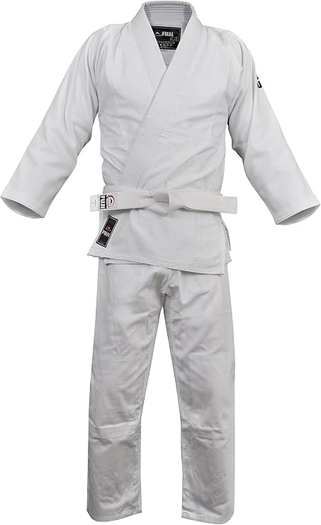 Fuji Single Weave Judo Gi Uniform - Kids & Adults Cotton Training Gi for Judo and Karate