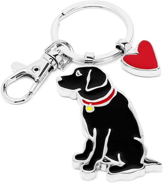 Marc Tetro Black Lab Keyring