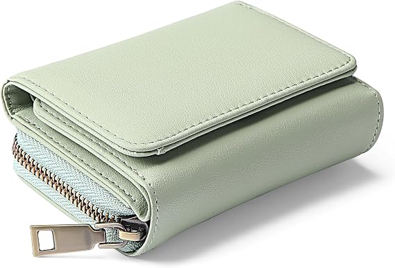 GAEKEAO Small Wallets for Women Leather RFID Blocking Credit Card Holder Wallet