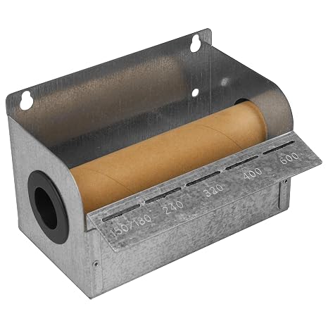 Steel Sandpaper Dispenser for 1" Wide x 20'