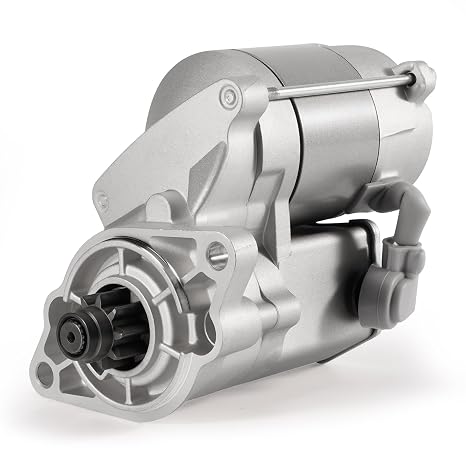 Starter Motor 12V 9T 1.2KW Fit for Kubota Engine D1305 D1105 D1105-T D1005 D905 V1305 V1505 V1505-T D722 for Kubota Excavator K-008, Replace 16614-63010 K7571-61811, One Year Quality Assurance