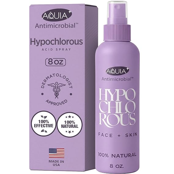 Hypochlorous Acid Spray for Face and Skin; Facial Cleanser | 8oz Face Mist