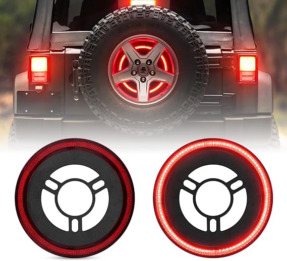 Spare Tire Brake Light Fit Jeep Wrangler 2007-2017 JK JKU YJ TJ