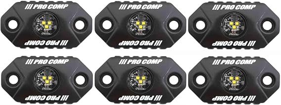 Pro Comp 6 Led 9W Rock Light Kit 76501