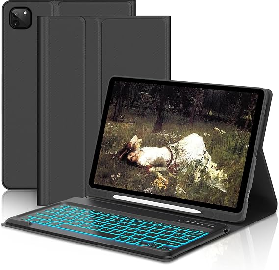 WINCHKING for iPad Air 13 Inch (M4/M3/M2) & Pro 12.9 Case with Keyboard