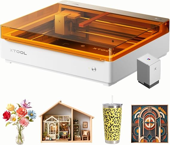 xTool M2 Color Craft Laser Engraver and Cutter, 10W Diode with CMYK Inkjet