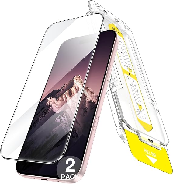 JETech Screen Protector for iPhone 15, 2-Pack