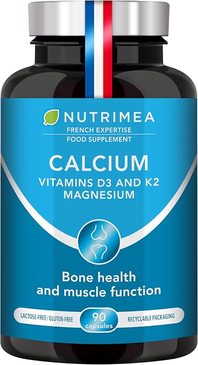 Nutrimea - Calcium Supplement with Magnesium & Vitamin D3 & K2(MK7)