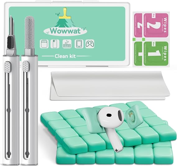 for AirPods Cleaning Kit with Cleaner Pen&Cleaning Putt-Green