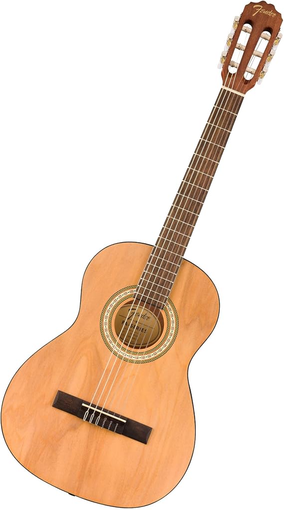 Fender FA-25N 3/4 Classical Acoustic Guitar Walnut Fretboard Natural