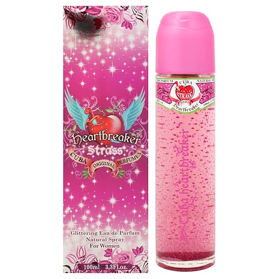 Cuba Cuba Strass Heart Breaker for Women Eau De Parfume Spray, 3.3 Ounces, (PC224)