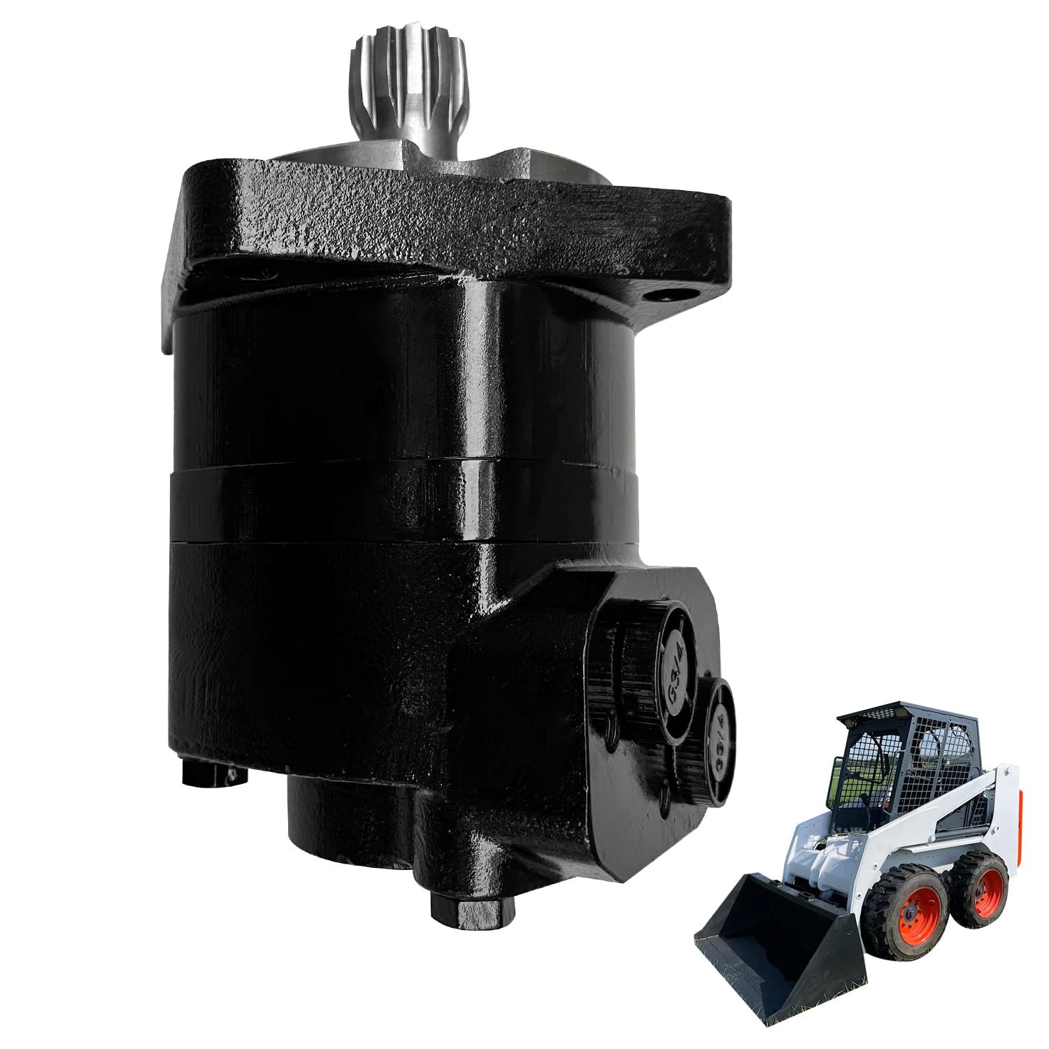 6682034 Hydraulic Drive Motor Fit for Bobcat 751 753 763 773 S130 S150 S16 S160 S175 S18 S185 S205 S510 S530 S550 S570 S590 S595 Replaces# 6681615 7499819